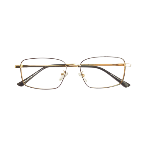 Colour 18828 Metal Gold Black Rectangle Full Frame 54