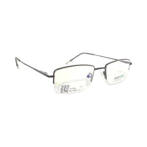 Olocoke 9415102 Metal Black Rectangle Half Frame 50