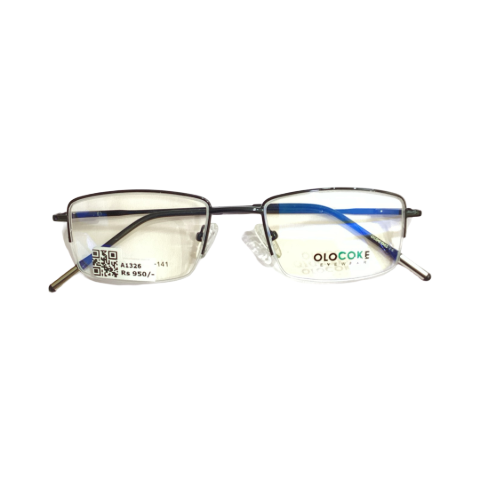Olocoke 9415102 Metal Black Rectangle Half Frame 50