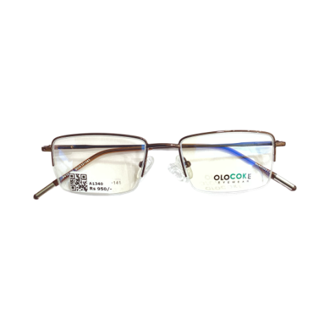 Olocoke 9415107 Metal Brown Rectangle Half Frame 50