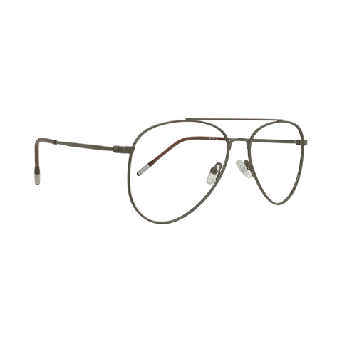 Eyeu 551601 Metal Gray Aviator Full Frame 55