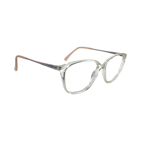 Roberto Gabriel 15007 Tr Flexi Cristal White Cat Eyes Full Frame 49