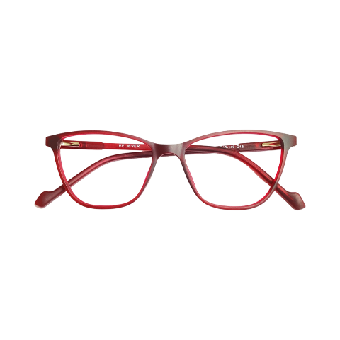 Believer 22001 Tr Flexi Wine Cat Eyes Full Frame 50