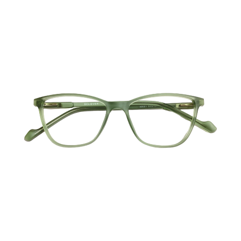 Believer 22001 Tr Flexi Green Cat Eyes Full Frame 50
