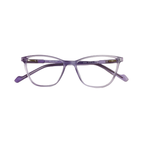 Believer 22001 Tr Flexi Purple Cat Eyes Full Frame 50