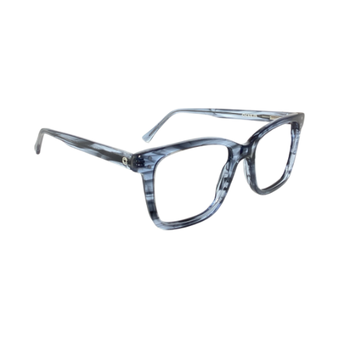 Oculis Oc10053 Acetate Blue Square Full Frame 52