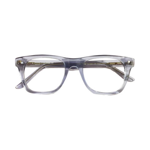 Oculis Oc10058 Acetate Gray Square Full Frame 51