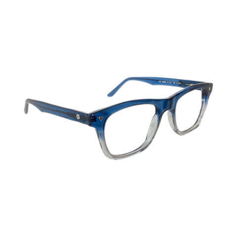 Oculis Oc10058 Acetate Blue Square Full Frame 51