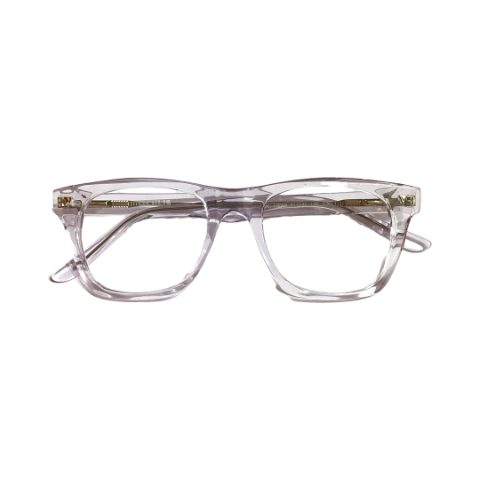 Oculis Oc10058 Acetate Cristal White Square Full Frame 51