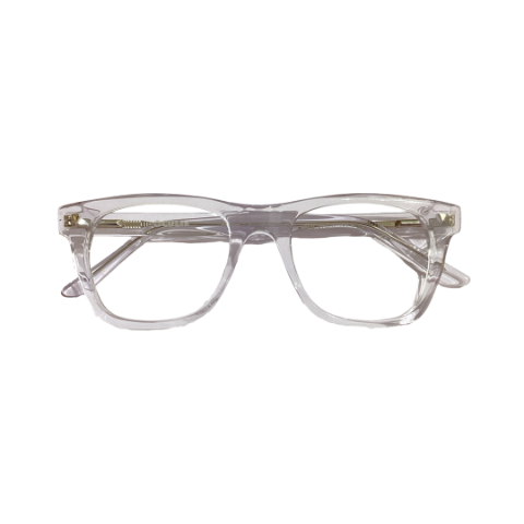 Oculis Oc10058 Acetate Cristal White Square Full Frame 51