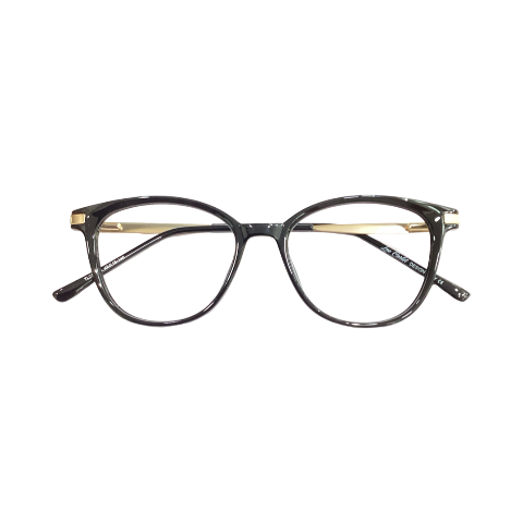 Lue Cartet 259003 Tr Flexi Black Gold Cat Eyes Full Frame 49