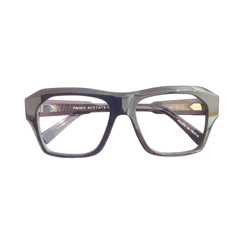 Page4 Shimla Acetate Black Retro Full Frame 57