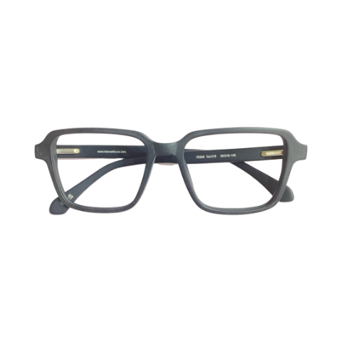 Fade focus Fd249 Acetate Black Square Full Frame 56