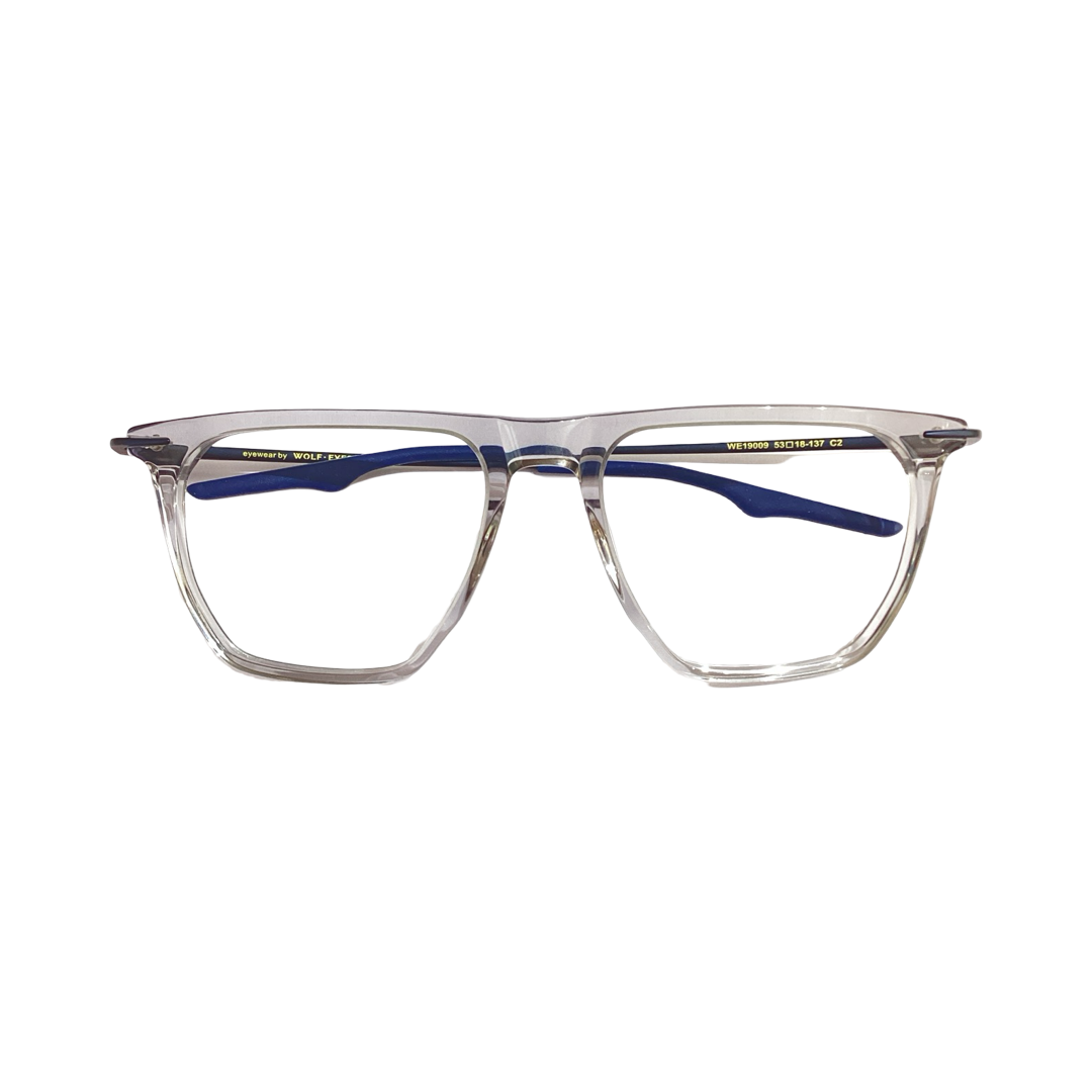 Wolfeyes We19009 Tr Flexi Gray Wayfarer Full Frame 53
