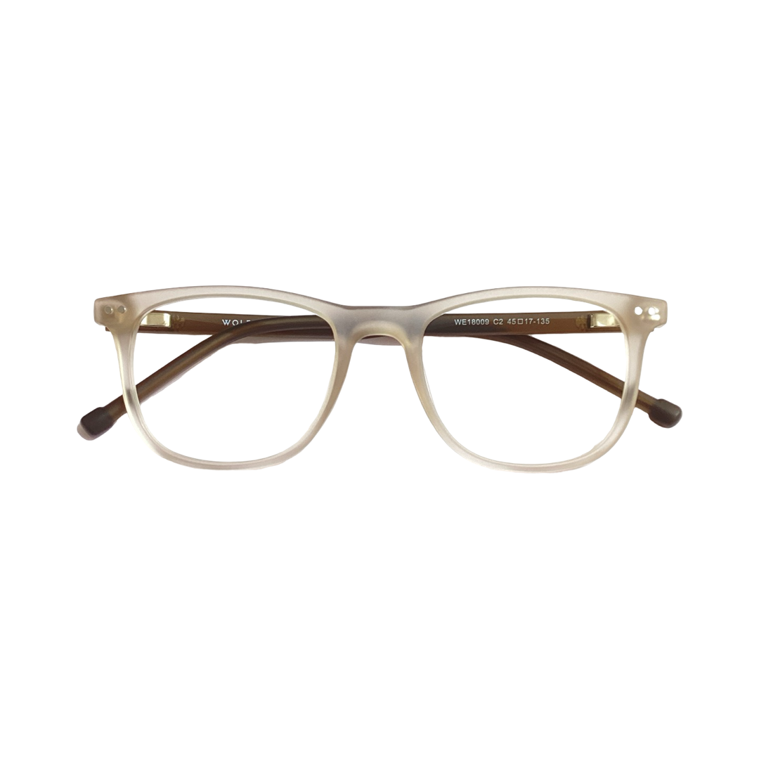 Wolfeyes We18009 Tr Flexi Cream Square Full Frame 45
