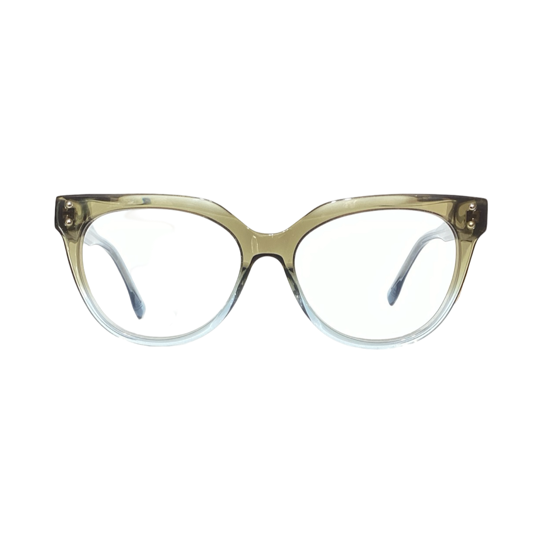 Wolfeyes We15037 Acetate Gray Green Cat Eyes Full Frame 52