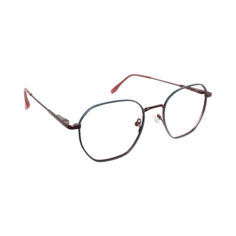 Lue Carlet 256109 Metal Red Black Hexagon Full Frame 48