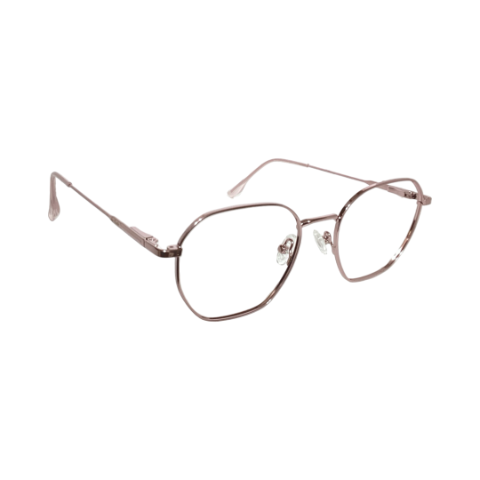 Lue Carlet 256109 Metal Pink Hexagon Full Frame 48