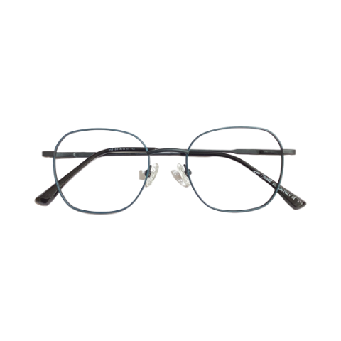 Lue Carlet 256104 Metal Black Blue Hexagon Full Frame 47