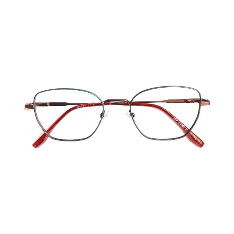Lue Carlet 256110 Metal Red Black Cat Eyes Full Frame 50
