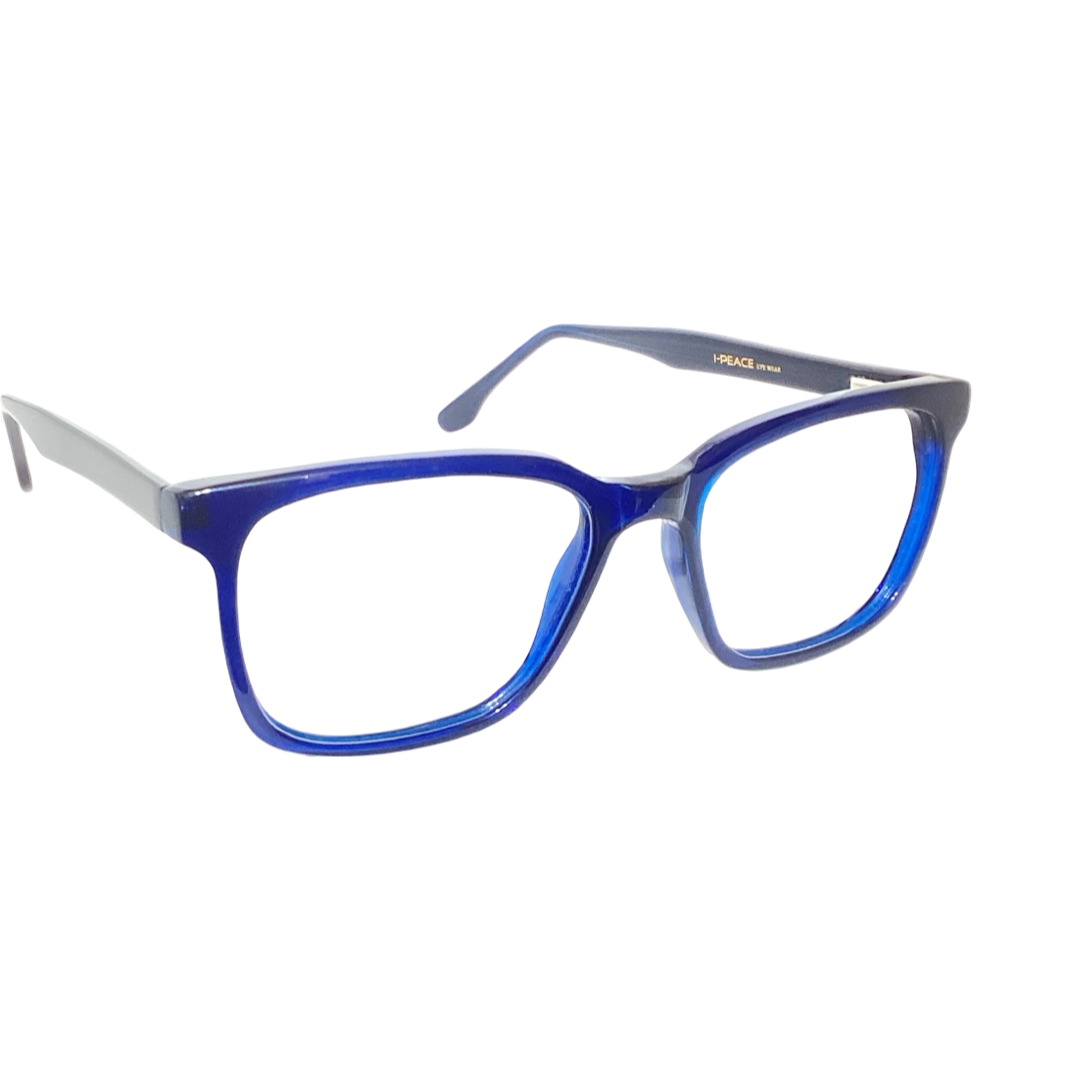 Ipeace M490 Acetate Blue Wayfarer Full Frame 52