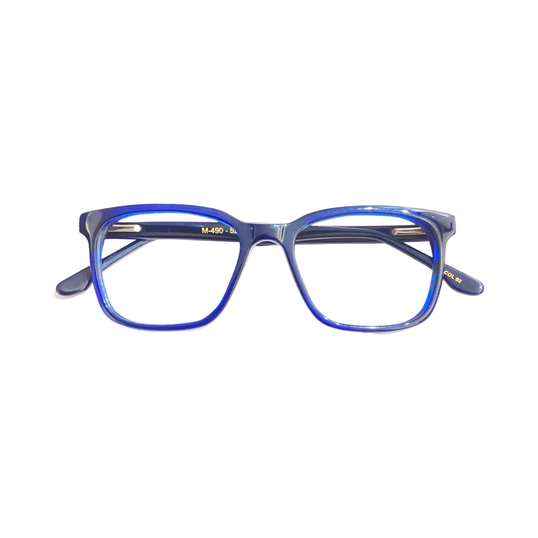 Ipeace M490 Acetate Blue Wayfarer Full Frame 52