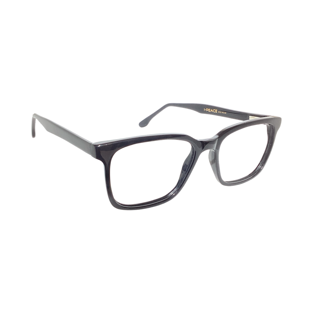 Ipeace M490 Acetate Black Wayfarer Full Frame 52