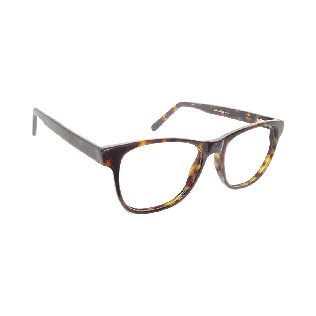 Ipeace M458 Acetate Brown Wayfarer Full Frame 51
