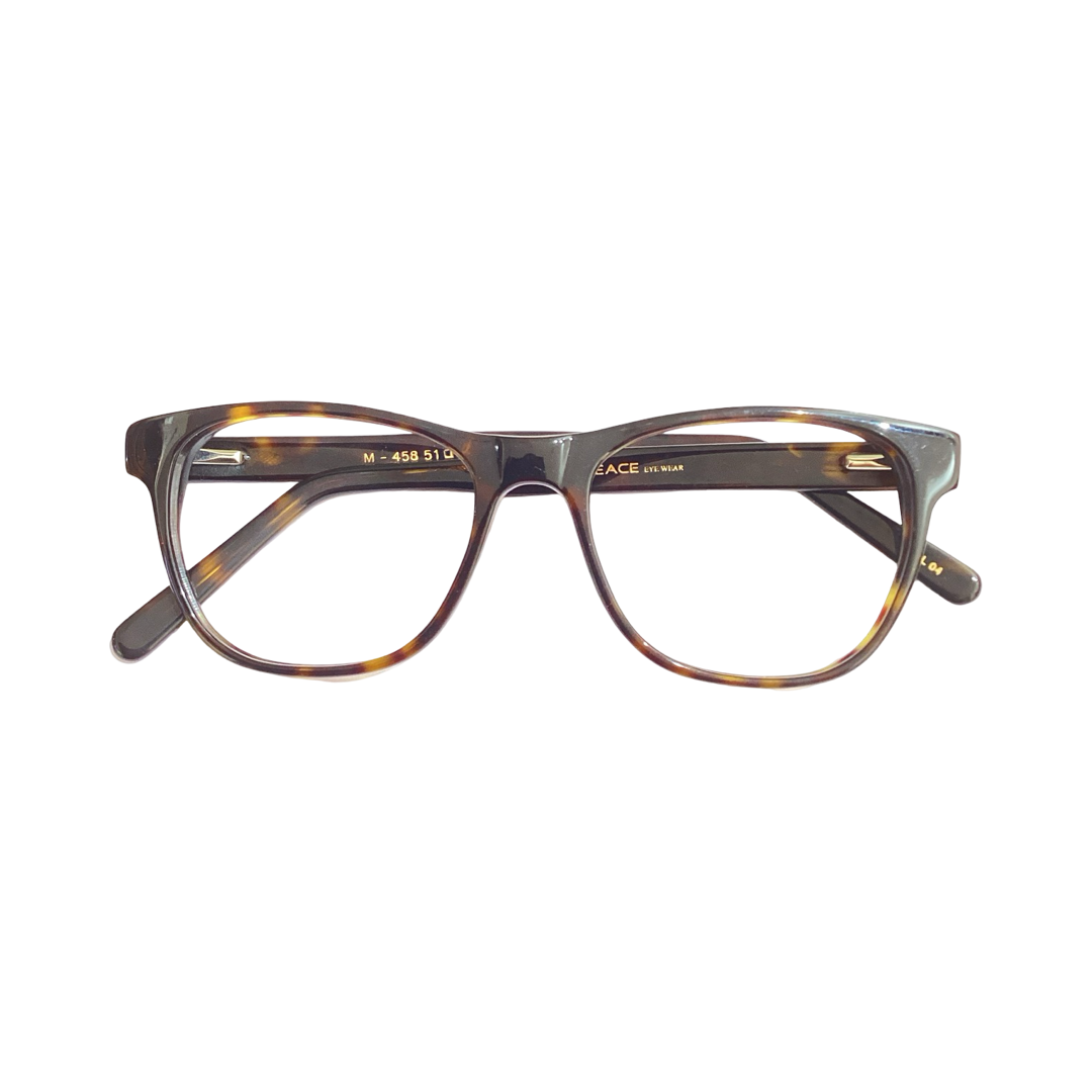 Ipeace M458 Acetate Brown Wayfarer Full Frame 51