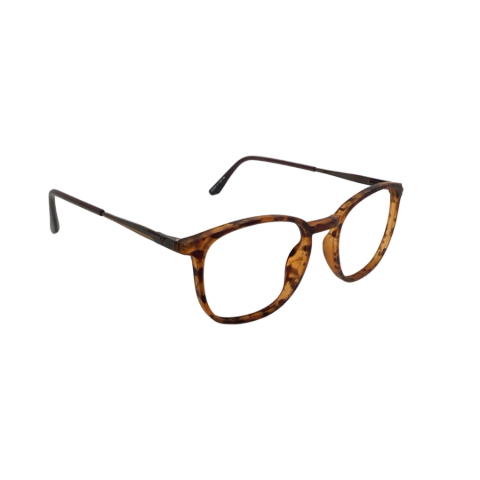 Omtenri 923908 Tr Flexi Leopard Brown Wayfarer Full Frame 51
