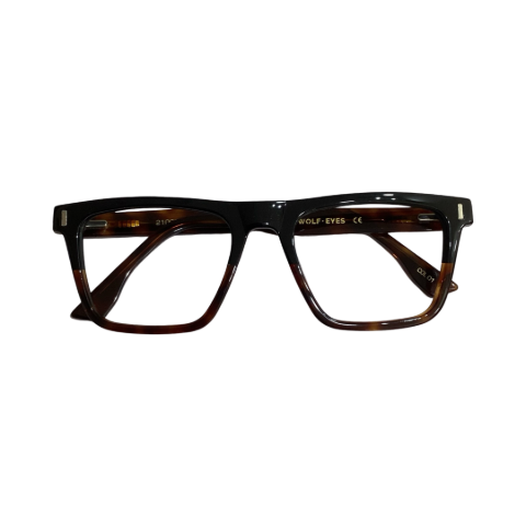 Wolfeyes 21006 Acetate Leopard Brown Square Full Frame 52