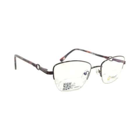 I Peace 947602 Metal Metalic Gray Oval Half Frame 49