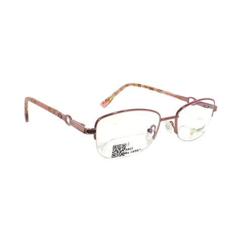 I Peace 947607 Metal Pink Oval Half Frame 50