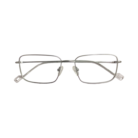 Provo 7705 Metal Silver Square Full Frame 55