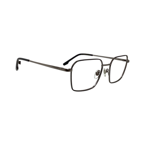 David Jhon Dj0482 Metal Gray Black Square Full Frame 53