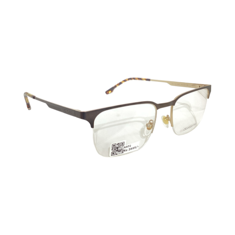 David Jhon Dj0467 Metal Brown Square Half Frame 53