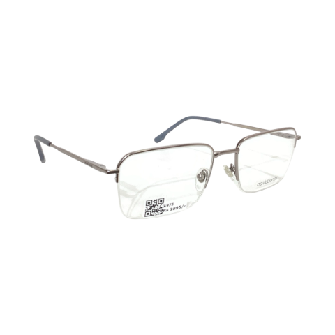 David Jhon Dj0463 Metal Gray Square Half Frame 53
