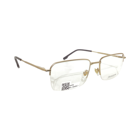 David Jhon Dj0463 Metal Gold Square Half Frame 53