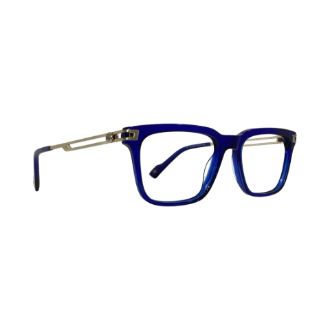 David Jhon Dj0445 Acetate Blue Square Full Frame 54