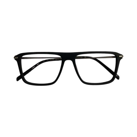 David Jhon Dj0481 Acetate Black Rectangle Full Frame 54