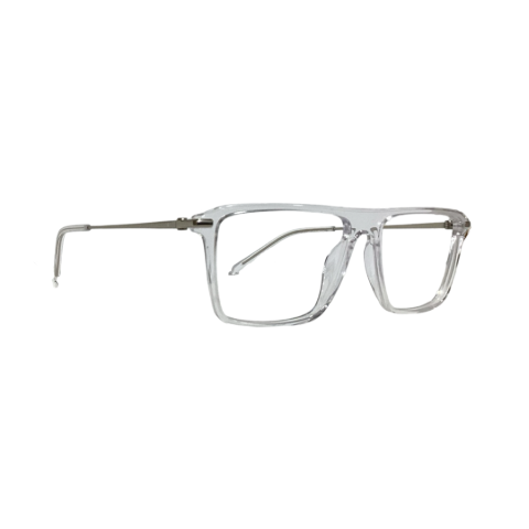David Jhon Dj0481 Acetate Cristal White Rectangle Full Frame 54