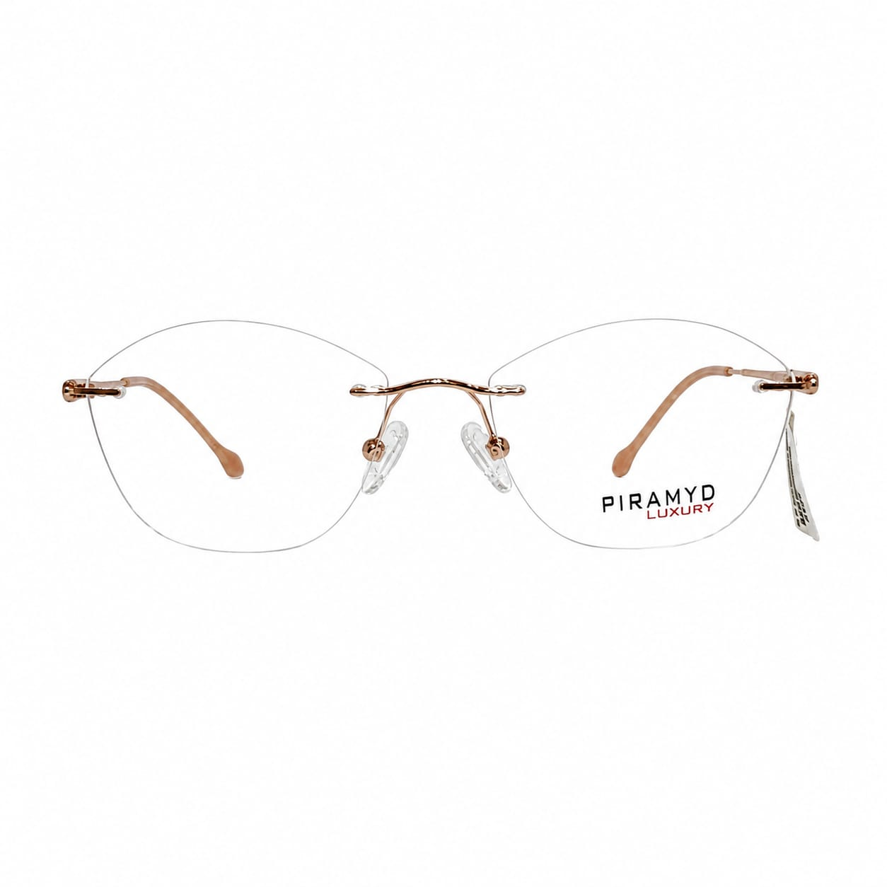 Piramyd 4510 Metal Gold Cat Eyes Rimless 53