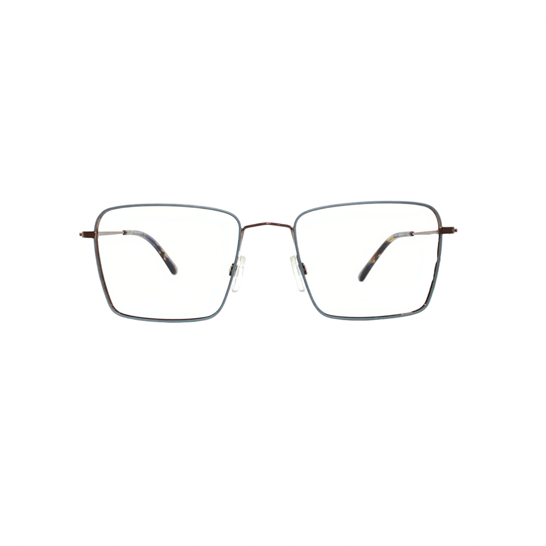 Intense Focus Light Rims Metal Brown Square Full Frame 54