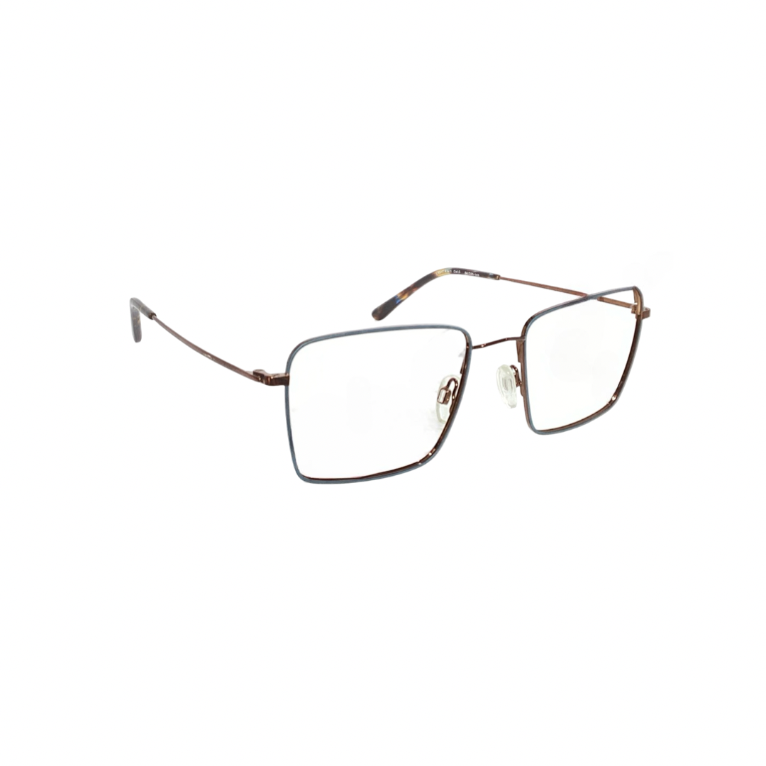 Intense Focus Light Rims Metal Brown Square Full Frame 54