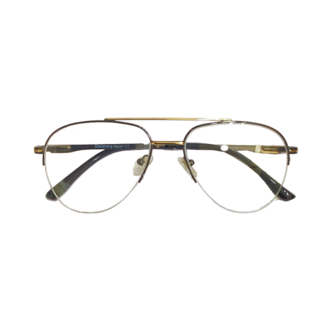 Discovery G20706 Metal Gold Black Aviator Half Frame 54