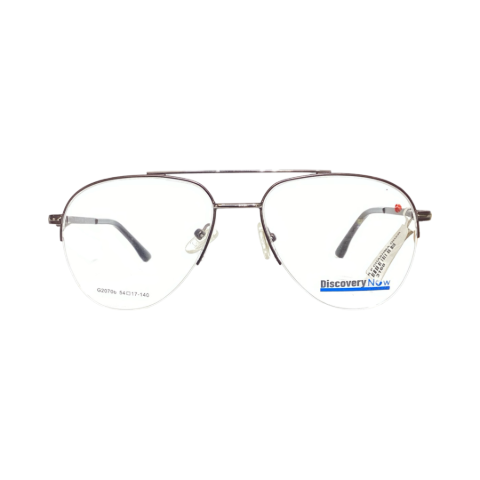 Discovery G20706 Metal Brown Aviator Half Frame 54