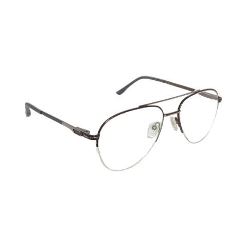 Discovery G20706 Metal Brown Aviator Half Frame 54