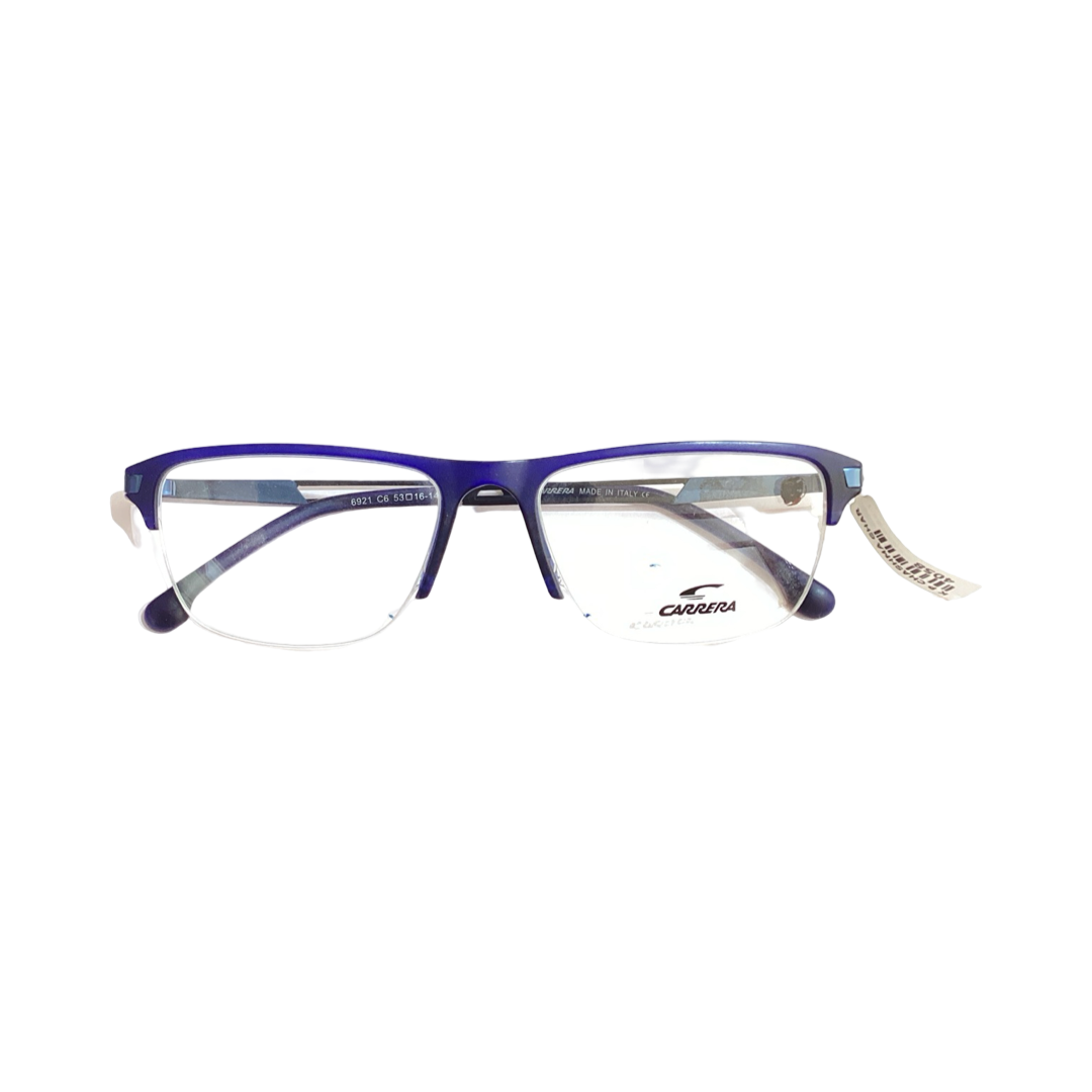 Carrera 6921 Metal Blue Square Half Frame 53