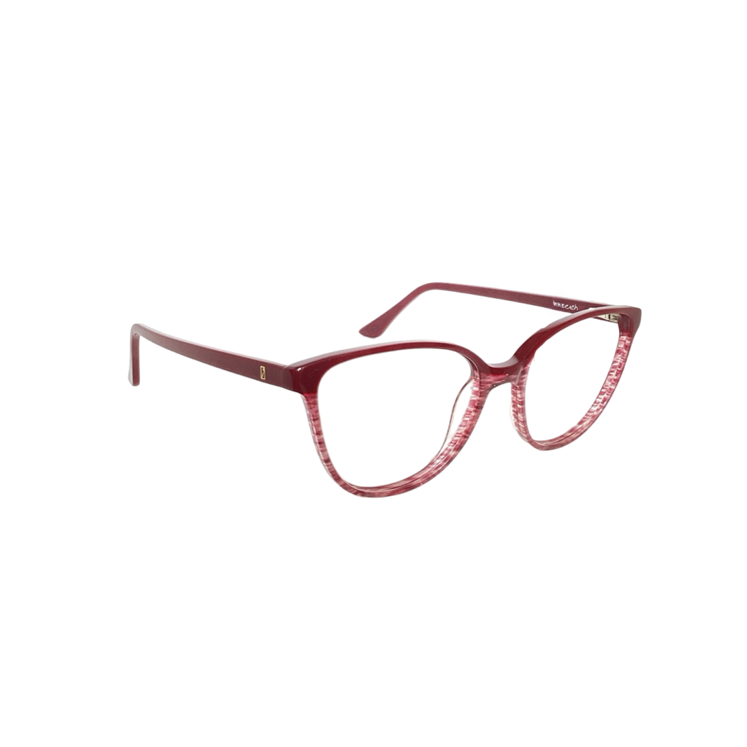 I Touch M356 Acetate Trendy Red Cat Eyes Full Frame 52