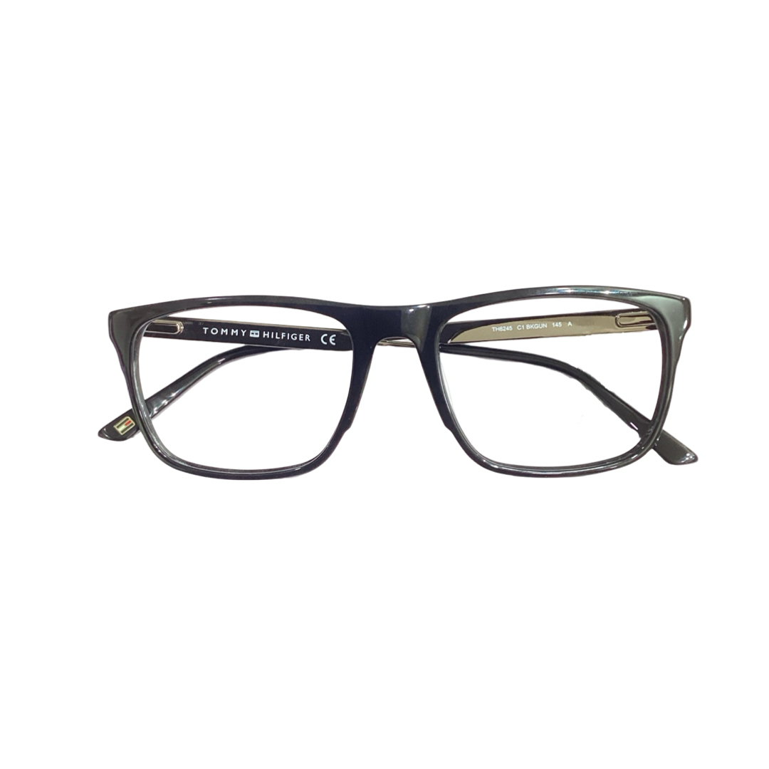 Tommy Hilfiger TH6245 Acetate Black Square Full Frame  53
